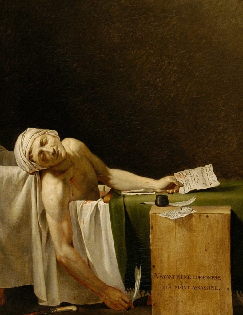 Death of Marat French Revolution