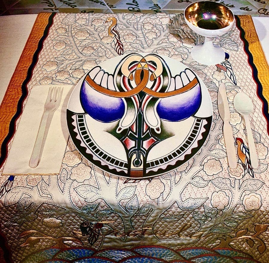 The Dinner Party by Judy Chicago LadyKflo
