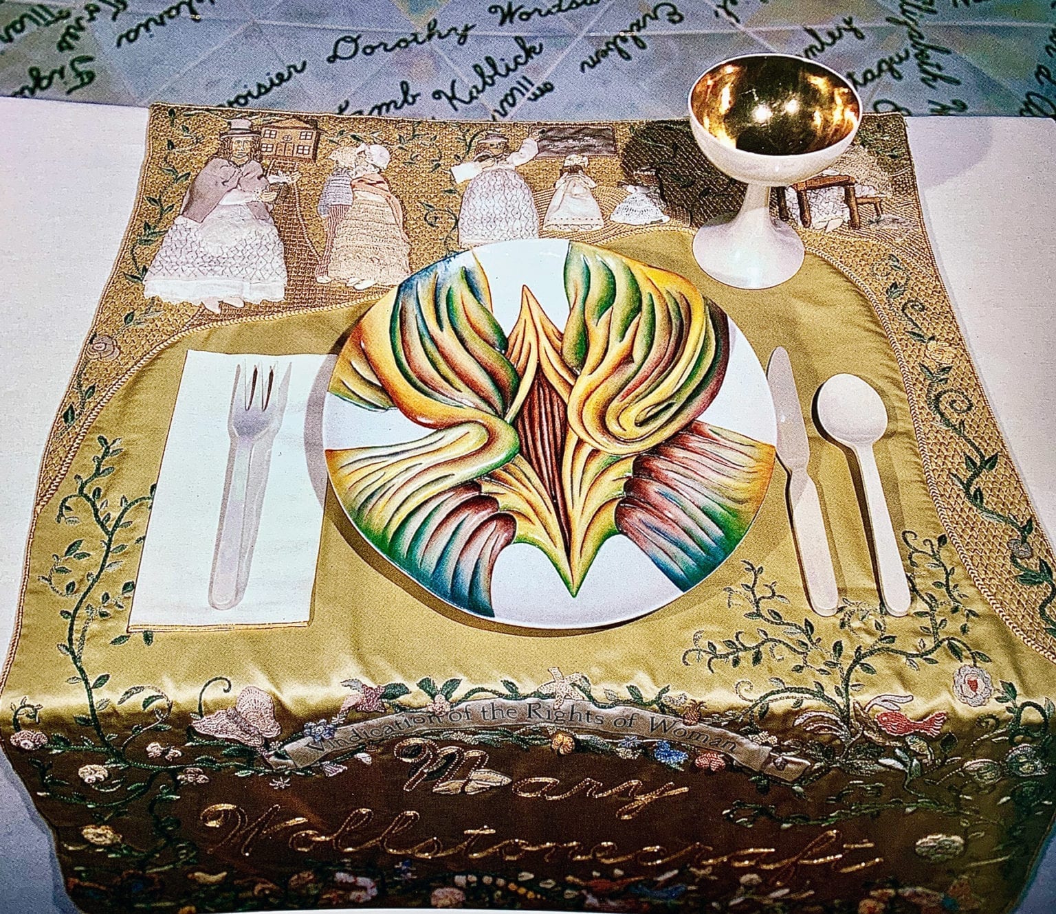 The Dinner Party by Judy Chicago LadyKflo