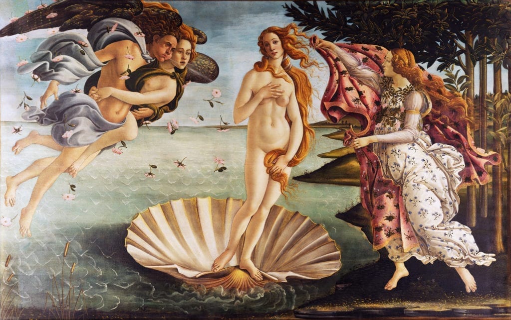 Italian Masterpiece Sandro Botticelli - Birth of Venus