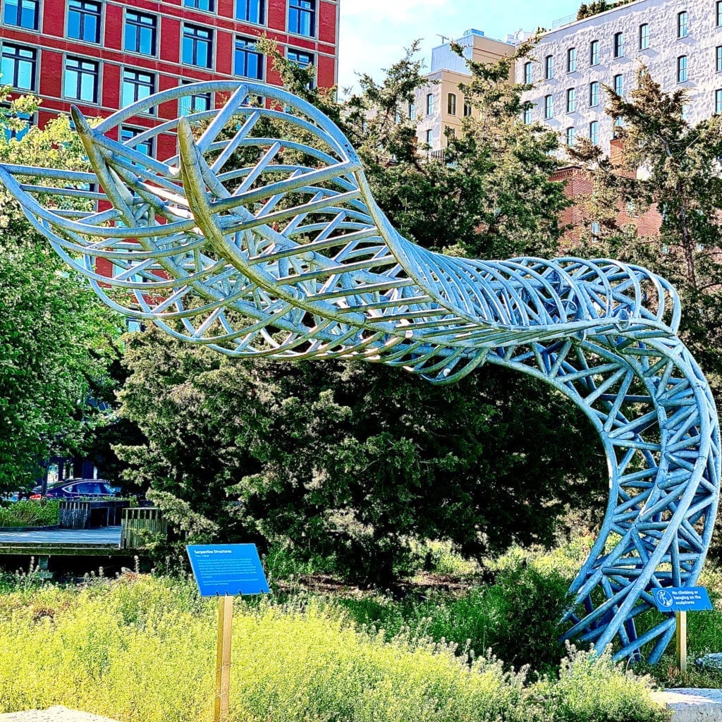 Offshoot: Serpentine Sculptures - Marc Gibian - Hudson River Park Esplanade