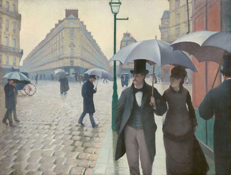Paris Street Rainy Day Gustave Caillebotte