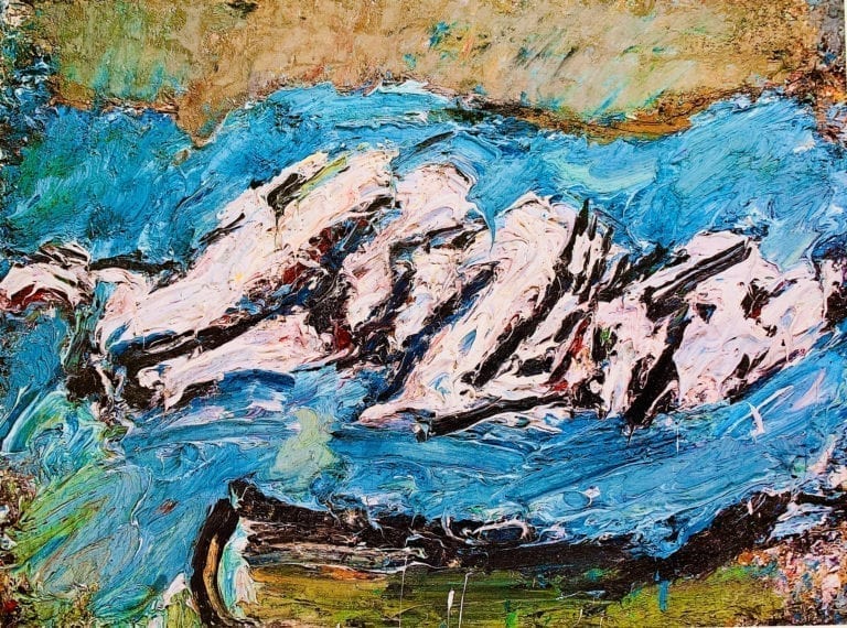 Frank Auerbach - EOW in Her Blue Eiderdown