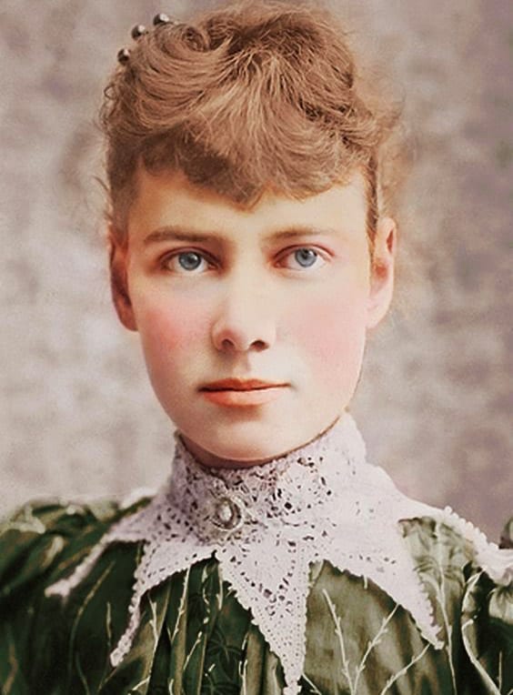 Nellie Bly Colorized - Journalist, Inventor,  World Traveler