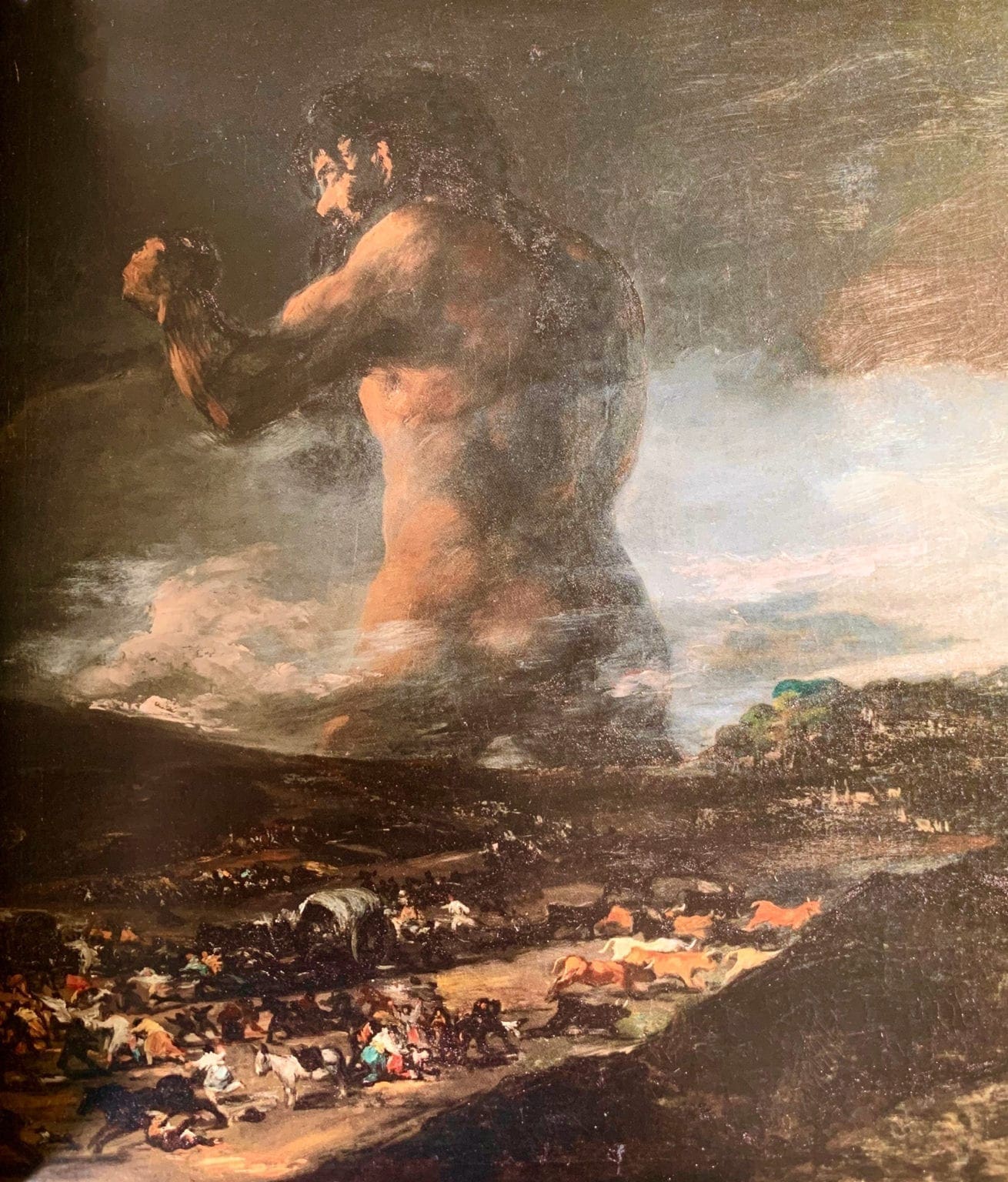 The Colossus Painting by Francisco de Goya - LadyKflo