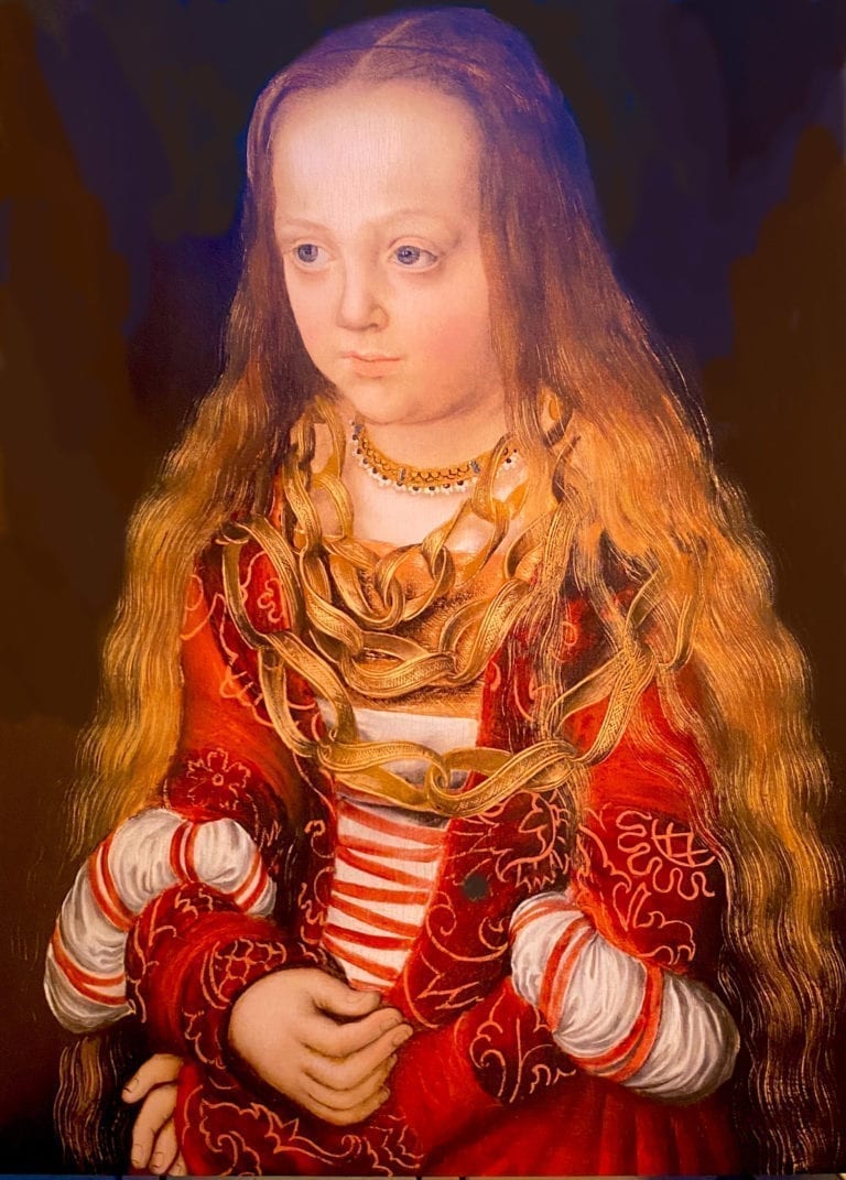 Princess of Saxony - Saxon Princess - Lucas Cranach the Elder - 1517