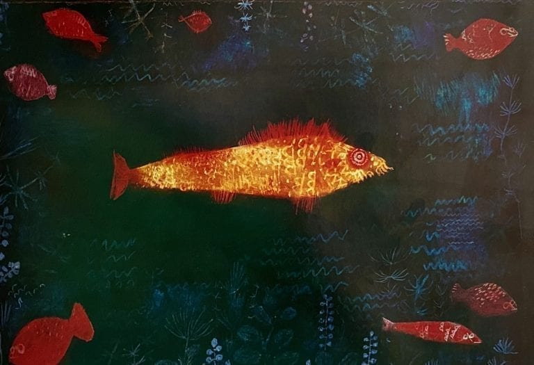 The Golden Fish (Goldfish) by Paul Klee