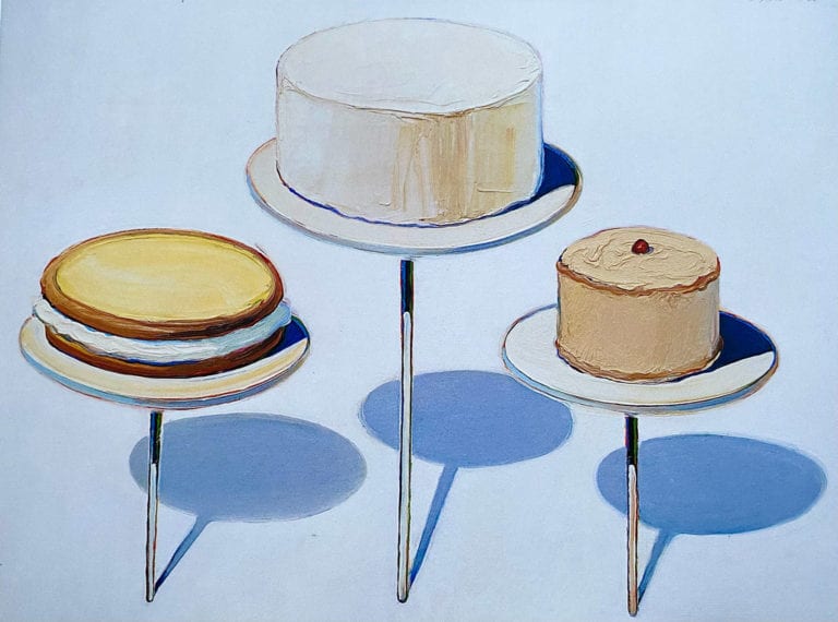 Display Cakes by Wayne Thiebaud