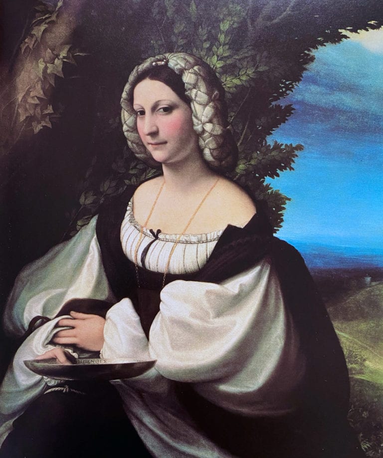 Portrait of a Lady by Antonio Allegri da Correggio