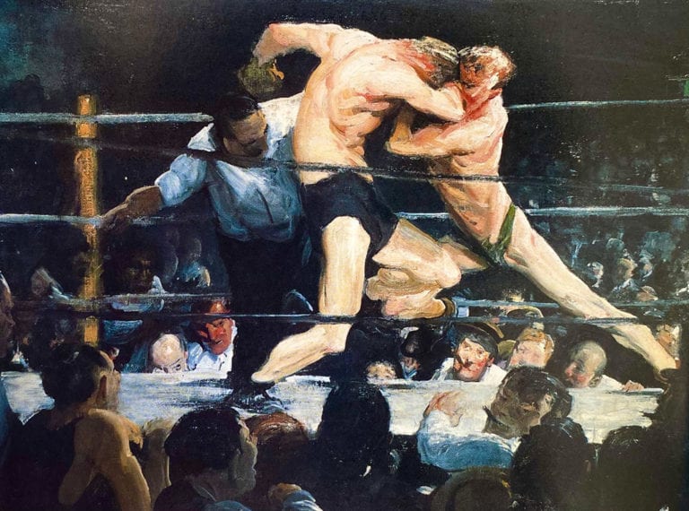 Stag-at-Sharkeys-by-George-Wesley-Bellows
