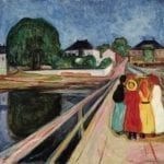 Girls on a Pier by Edvard Munch