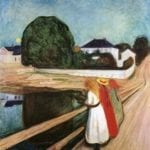 girls-on-a-pier by edvard munch