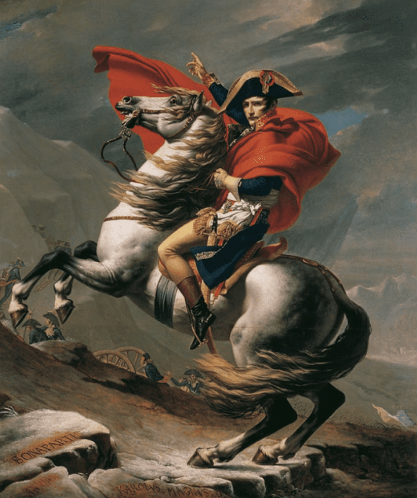 Napoleon Leading the Army over the Alps