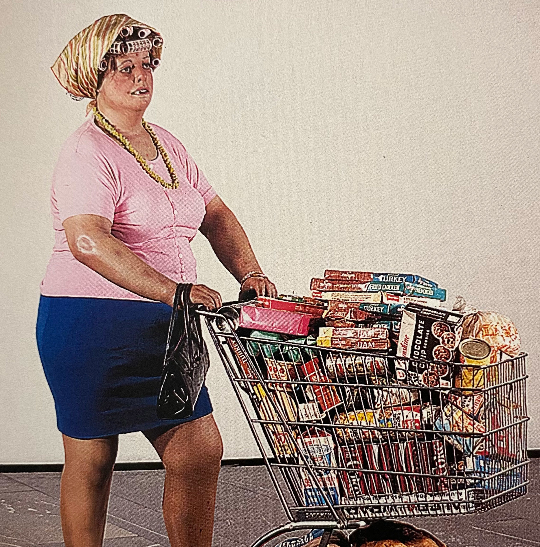 Supermarket Shopper by Duane Hanson