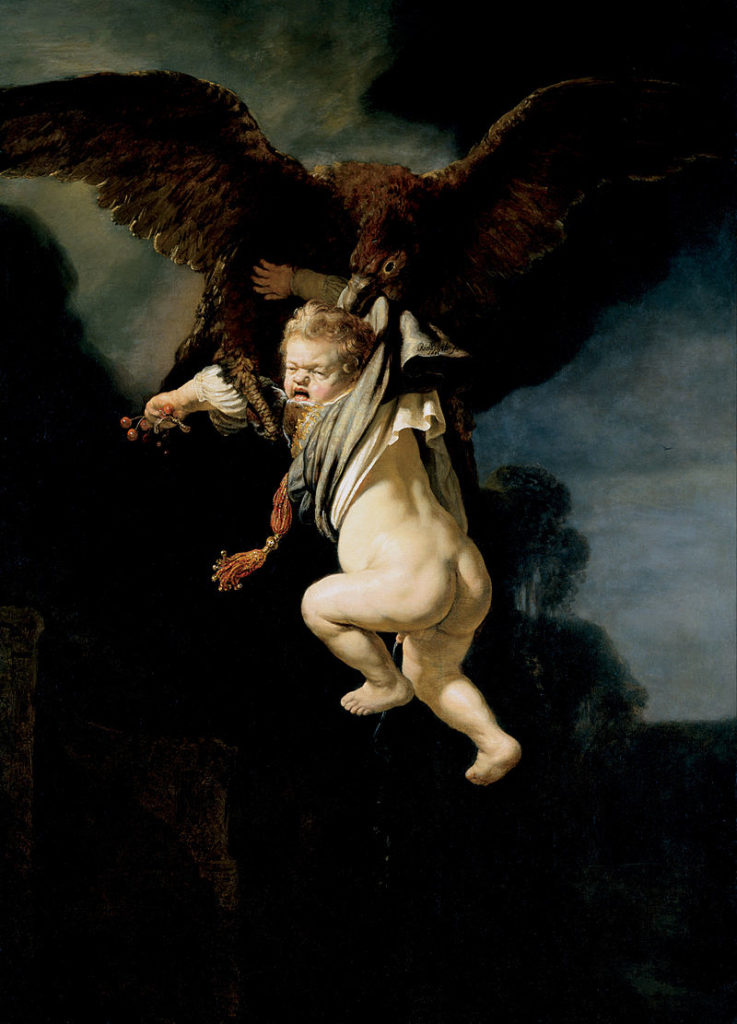 The Abduction of Ganymede by Rembrandt - reference for Canyon