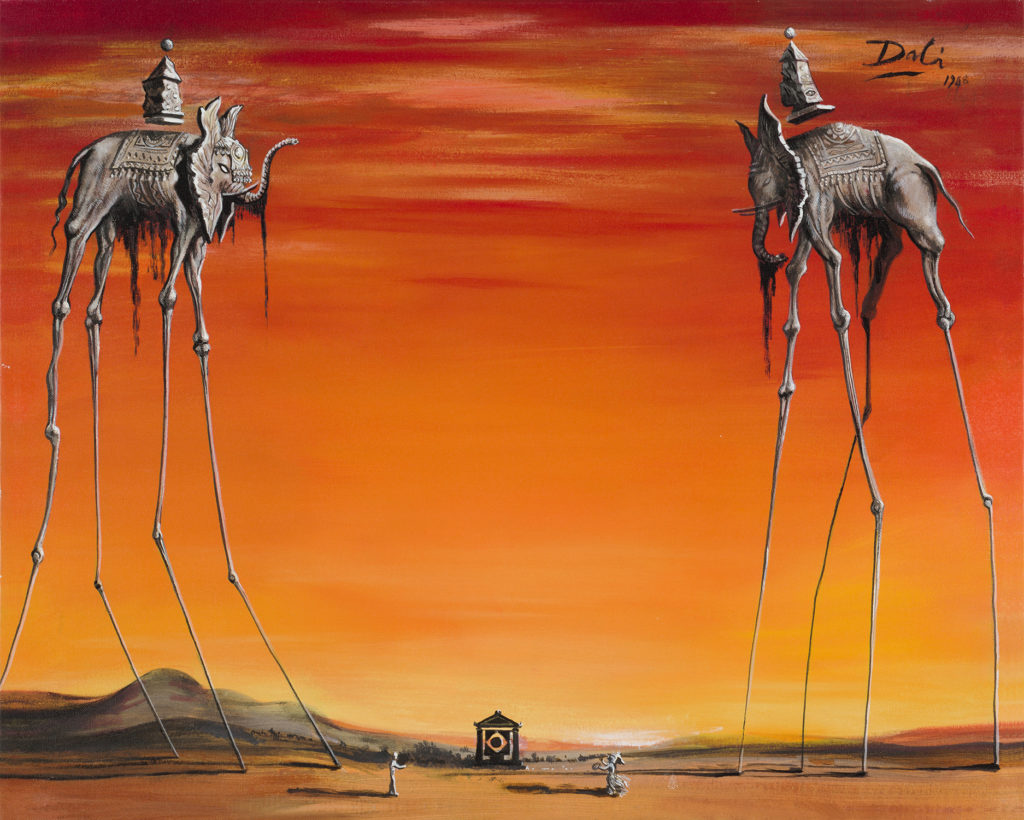 The Elephants (1948) by Salvador Dali LadyKflo