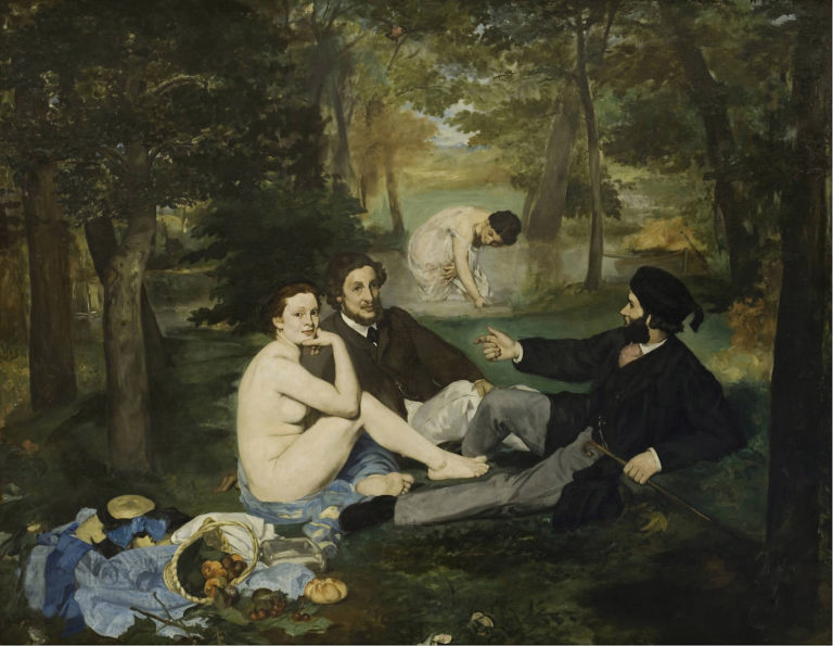 Luncheon on the grass by Edouard Manet