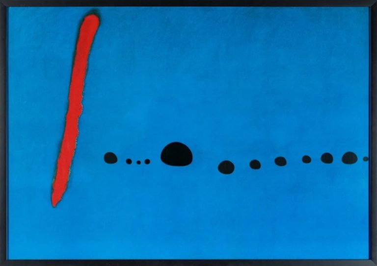 bleu ii by Joan Miro