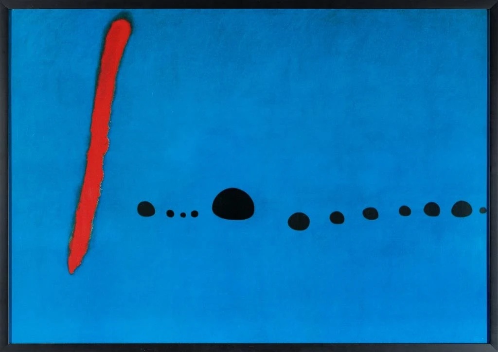 bleu ii by Joan Miro