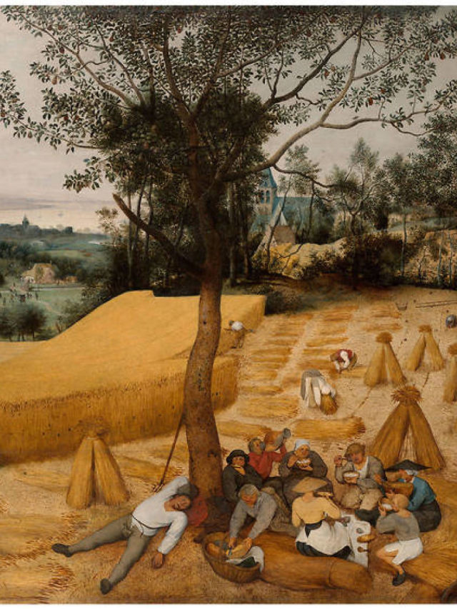 The Harvesters by Pieter Bruegel