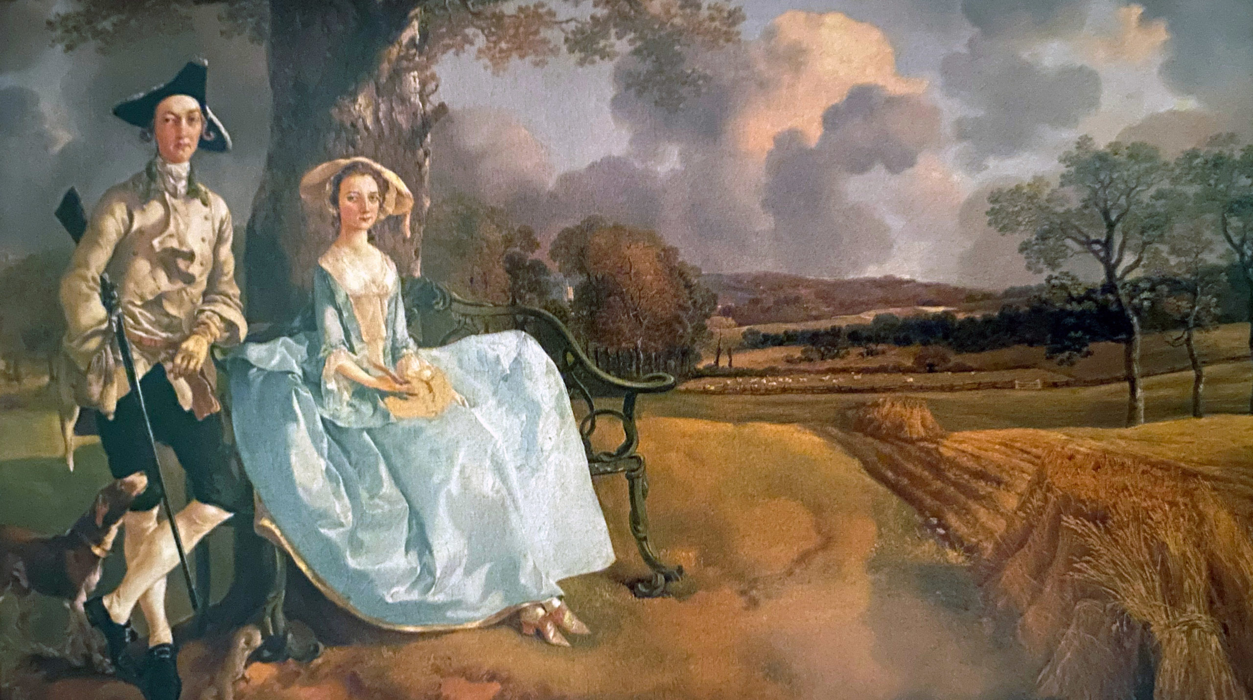 Mr and Mrs Andrews by Thomas Gainsborough
