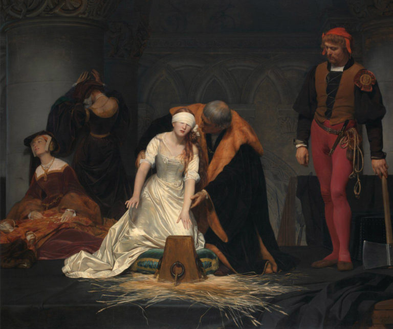 The Execution of Lady Jane Grey by Paul Delaroche